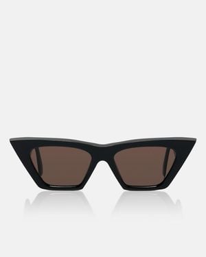 Phoebe Philo Peak Cat-Eye Sunglasses - Black