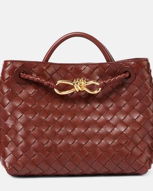Bottega Veneta Tote Bag Andiamo Small Aus Leder - Rot