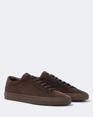 Common Projects Baskets Achilles En Daim - Marron