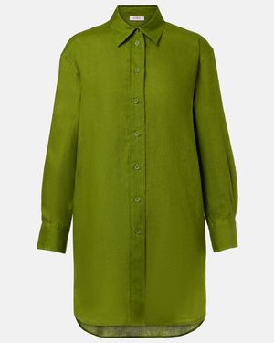 Eres Mignonette Linen Shirt - Green