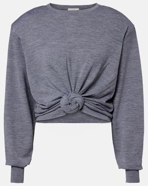 Magda Butrym Pullover Aus Wolle - Grau