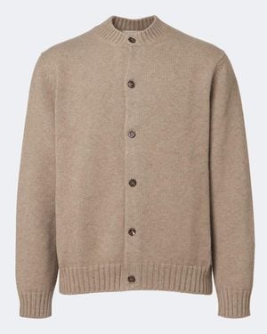 Saman Amel Rene Cashmere Cardigan - Natural