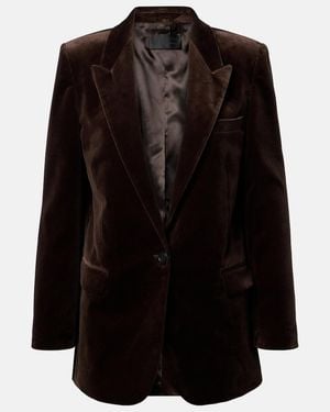 Nili Lotan Diane Velvet Blazer - Black