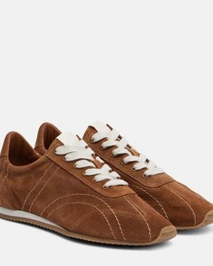 TOTEME Suede Sneakers - Brown