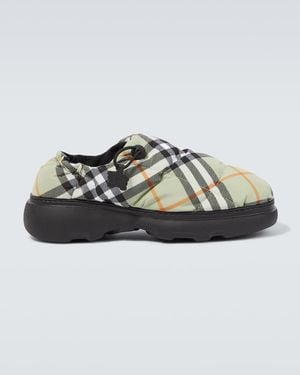 Burberry "Pillow" Slippers - Gray