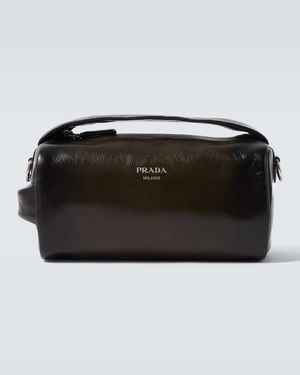 Prada Tote Bag Aus Leder - Schwarz
