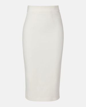 Safiyaa Falda Tubo Hokuku De Crepe - Blanco