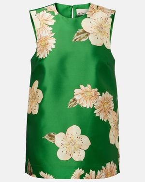 ALÉMAIS Sage Floral Top - Green