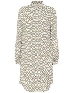 Tory Burch Printed Shirt Dress - White