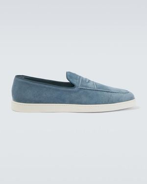 Church's Loafers Pebbles Aus Veloursleder - Blau
