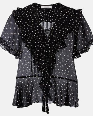 Dorothee Schumacher Blouse Dancing Dots A Pois - Noir