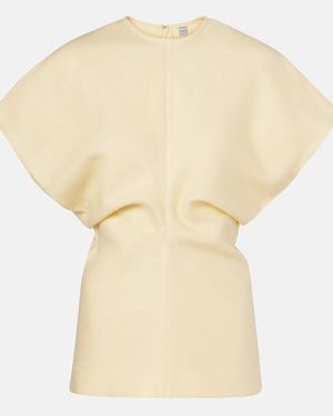 TOTEME Gathered Top - Natural