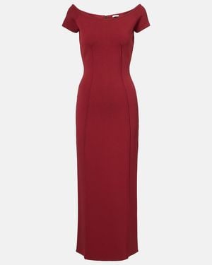 JOSEPH Foin Jersey Midi Dress - Red