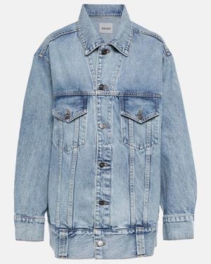 KHAITE Grizzo Jacket - Blue