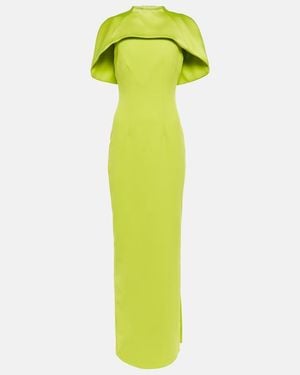 Safiyaa Kalika Crepe Gown - Green