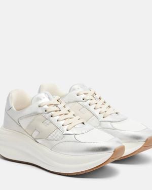 Hogan Zapatillas Maxi I Active Con Piel - Blanco