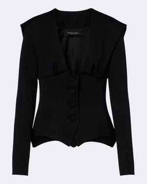 Georges Hobeika Single-Breasted Jacket - Black