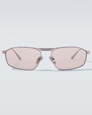 Balenciaga Aviator-Sonnenbrille Tag 3.0 - Pink