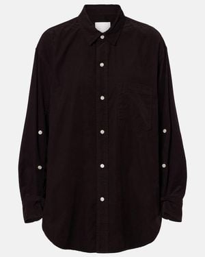 Citizens of Humanity Kayla Oversized Cotton Corduroy Shirt - Black