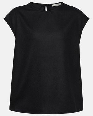 Asceno Dasha Linen Top - Black