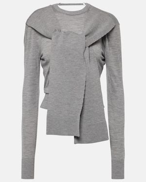 Jacquemus Pullover Le Pull Rica Aus Einem Wollgemisch - Grau