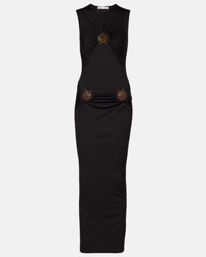 Christopher Esber Disconnect Embellished Maxi Dress - Black
