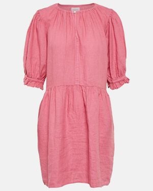 Velvet Kailani Linen Minidress - Pink