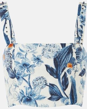 Agua Bendita Cacao Petalo Top - Blue