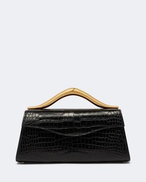 Elie Saab The Petit Wave Small Leather Top-Handle Bag - Black