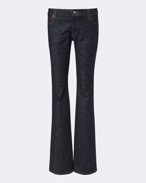 KHAITE Conforti Cotton Bootcut Jeans - Blue
