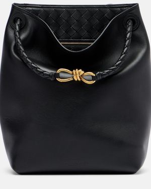 Bottega Veneta Bolso Saco Andiamo Small De Piel - Negro
