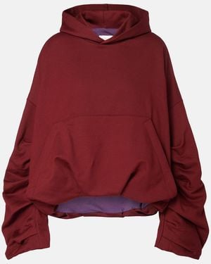 Dries Van Noten Hannett Cotton Hoodie - Red