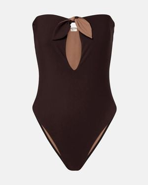 Saint Laurent Banador Con Aberturas - Marrón