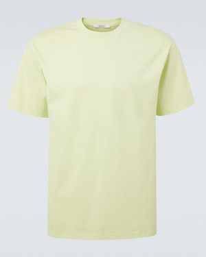 Givenchy Stamp Cotton Jersey T-Shirt - Yellow