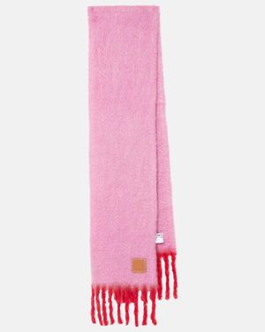 Loewe Bufanda De Mezcla De Mohair - Rosa
