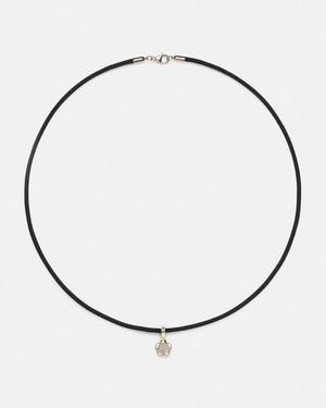 STONE AND STRAND Crosby 10Kt Choker With Diamonds - Metallic