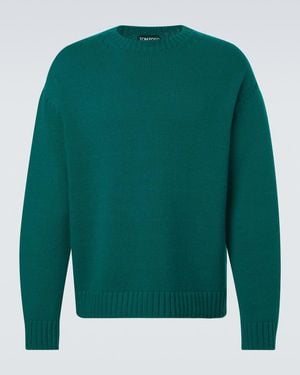 Tom Ford Wool And Cashmere Jumper - Green
