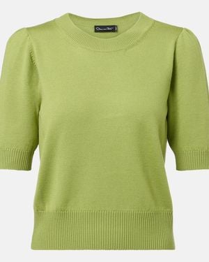 Oscar de la Renta Pullover Aus Schurwolle - Grün