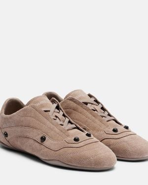 Balenciaga Sneakers City Aus Veloursleder - Braun