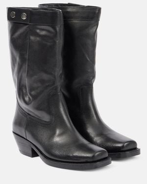 Isabel Marant Ademe Leather Boots - Black