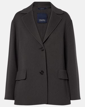 Max Mara Virgin Wool Jacket - Black