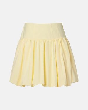 Jonathan Simkhai Pippa Cotton-Blend Poplin Miniskirt - Natural