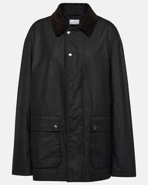The Row Frank Cotton Canvas Jacket - Black