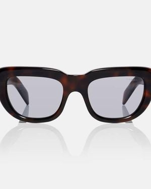 Prada Logo Cat-Eye Sunglasses - Brown