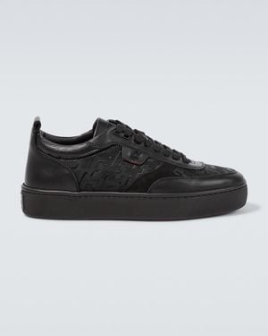 Christian Louboutin Happyrui Canvas & Leather Trainer - Black
