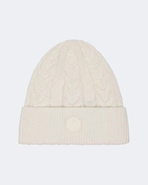 Fusalp Cable-Knit Wool And Cashmere Beanie - White