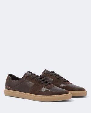 Common Projects Baskets Bball Duo En Cuir Et Daim - Marron