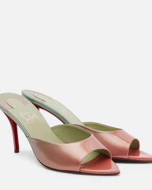 Christian Louboutin Miss Z Leather Sandals - Pink