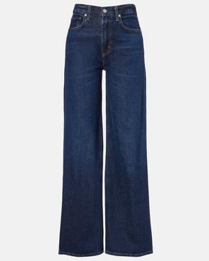 Citizens of Humanity Paloma Mid-Rise Wide-Leg Jeans - Blue
