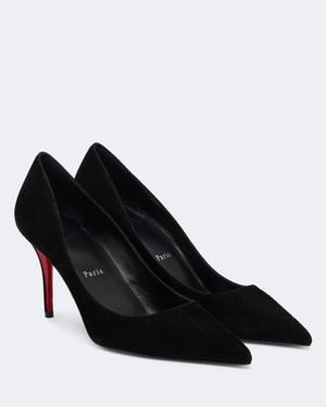 Christian Louboutin Miss Z Suede Court Shoes - Black